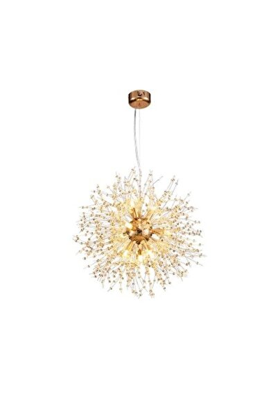 Laleluli Candelabru LED Auriu Exploziv, elegant, Laleluli, cu 8 capete ilumin...