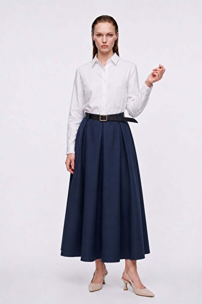 HAKKE Belted Scuba Skirt