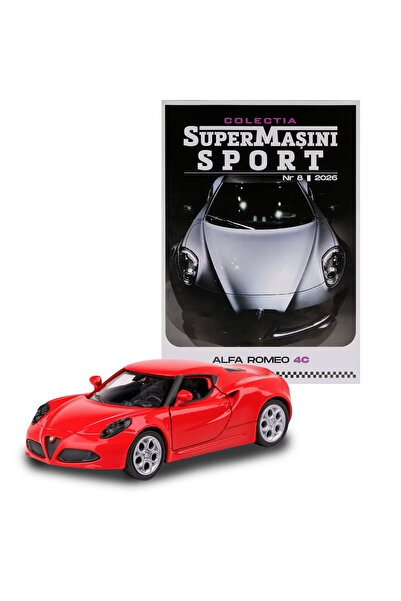 WELLY Sigilat- Alfa Romeo 4C - Colectia Supermasini Sport 2026- Nr.8- Scara 1...