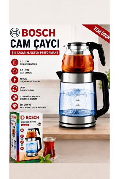 Bosch Elektrikli Cam Çaycı Makinesi