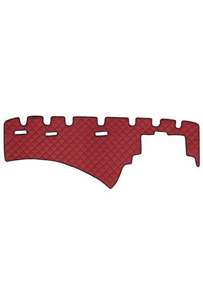 F-CORE Covoras de Bord Rosu Piele Matlasată Eko -leather Q Scania R I R Ii 03.04
