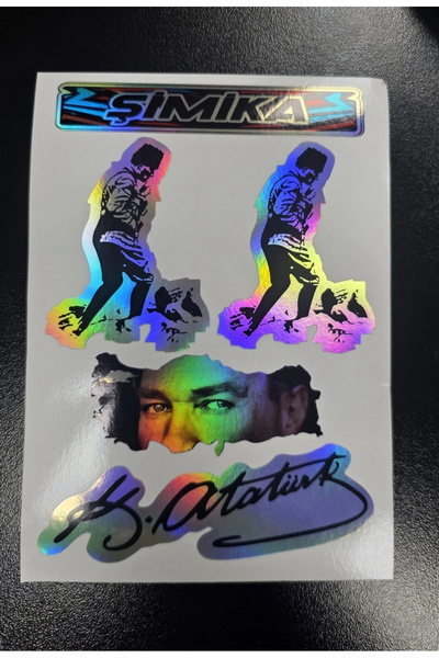 şimika tuning tuningmarketim Kemal Atatürk Hologram 10X15 cm Quality Printing...