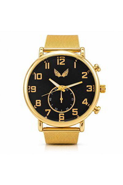 Watch Ceas barbatesc, bratara metalica, Casual, Ulysses, Auriu, CB164