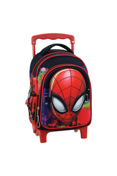 SPIDERMAN Omul Păianjen Global rucsac de grădiniță cu roți, geantă 30 cm cu m...