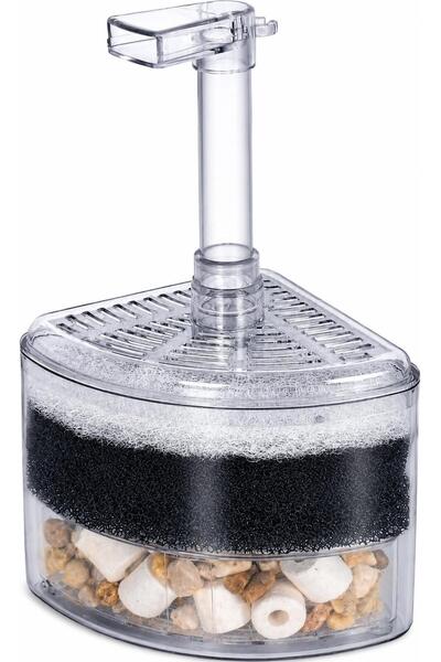 valkyrie Corner Aquarium Filter Multi-Layer Biological Filter Internal Filter...