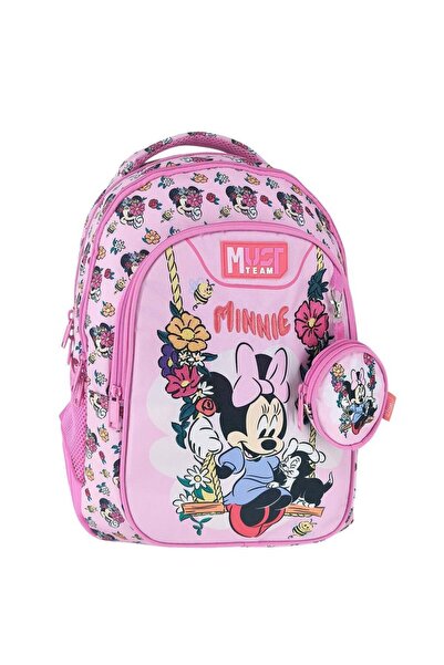 Diakakis Ghiozdan cu 3 compartimente, Diakakis, Must Team, Minnie Mouse, Flowers