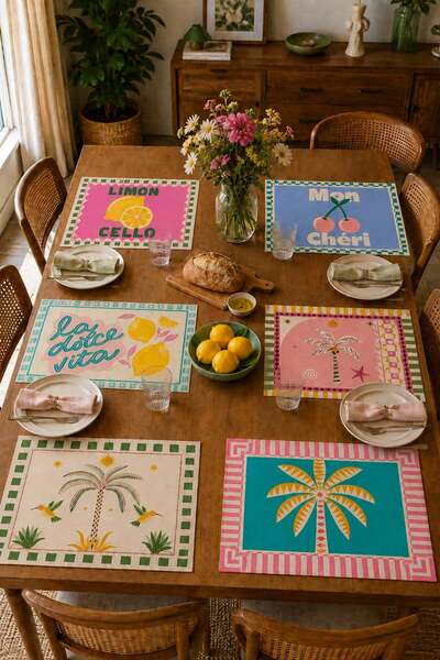 Evdek 6-Piece American Service Set 45X35 cm Etd1