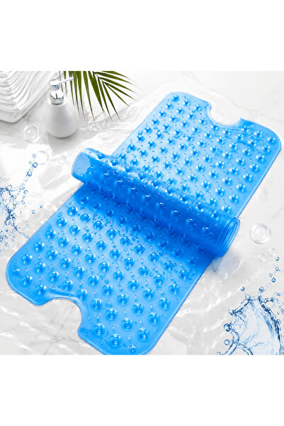 TnsAround Non-slip Bath and Shower Mat TNS, 100×40 cm, Flexible PVC, Strong S...