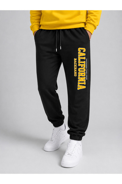 by fiyaka fashion Men's Calofirnia Printed Elastic Waist Trackpants (Seasonal)