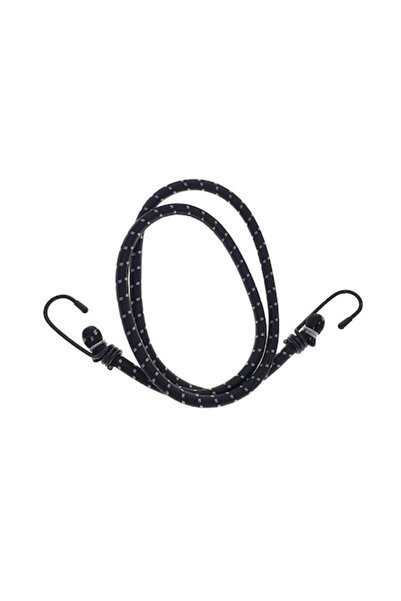flores Elastic fixing strap, black, 1 m x 8 mm