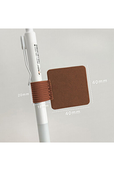 Choice4 Brown 1/5Pack Elastic Pen Loop Holder for Notebooks Journals Planners...