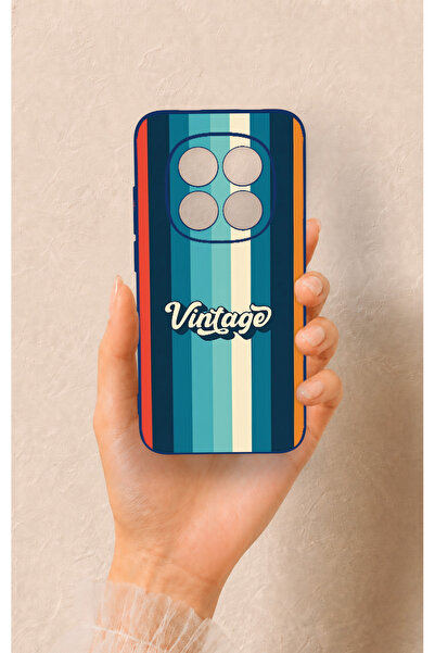 Vip Case Redmi Note 15 Pro 5G Uyumlu Vintage Desenli Silikon Kılıf