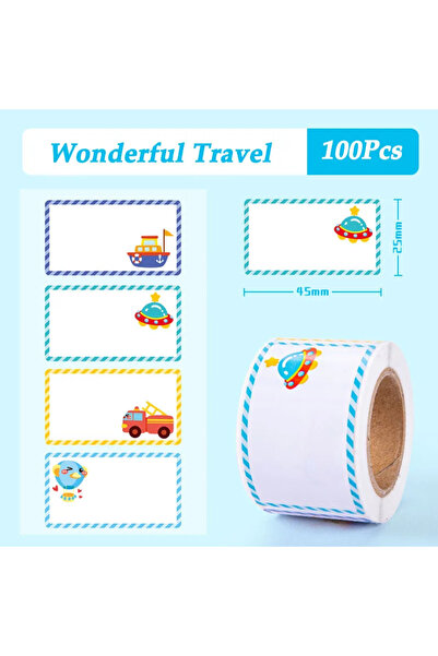 Choice Wonderful Trave Cartoon sticker marking waterproof and tear resistant ...