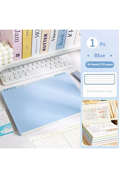 Choice4 Blue Style A Loose-leaf Journal B5 Stationery 60 Sheets/120 Pages Dia...