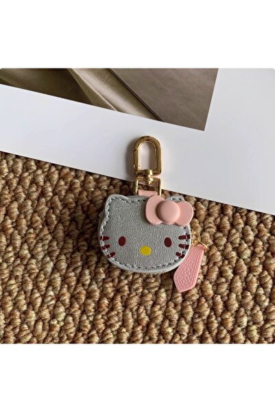Choice1 Pink HelloKitty Keychain Manga Custom Leather Bag Keychain Pendant Fa...