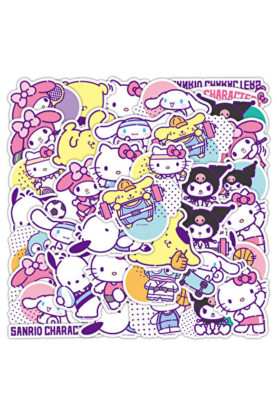 Choice Random 50pcs 10/30/50pcs Cute Cartoon Sanrio Stickers Cinnamoroll My M...