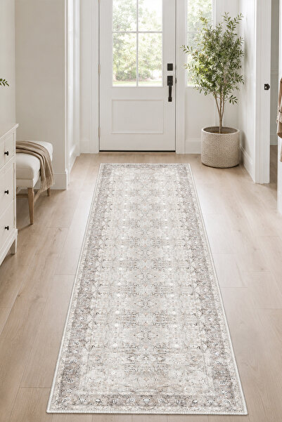 Homefesto Modern Dekoratif Halı – Makinada Yıkanabilir, Kaymaz Taban, İnce Salon Halısı, Mutfak Halısı ve Yolluk