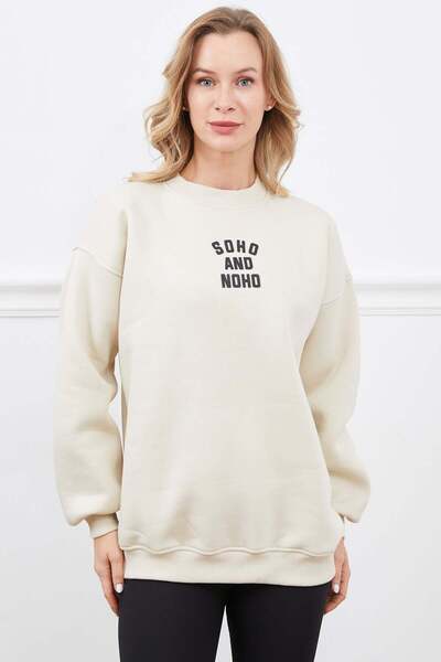 Fulla Moda Soho and Noho Printed Sweatshirt