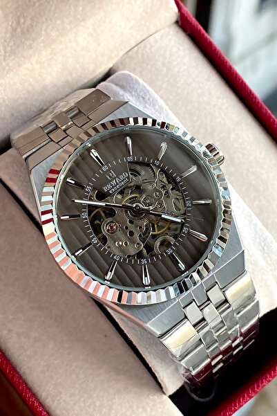 Reward Automatic Mechanism Steel Cord 2 Year Warranty Men's Wristwatch