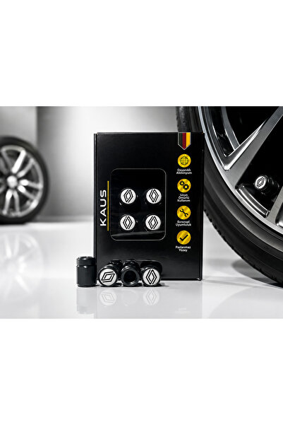 KAUS RENAULT ALÜMİNYUM SİBOP KAPAĞI(SİYAH)