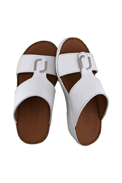 Cirino ( NOB-4700 ) Handmade Arabic Boy's Slippers | Arabic Sandals For Boys ...