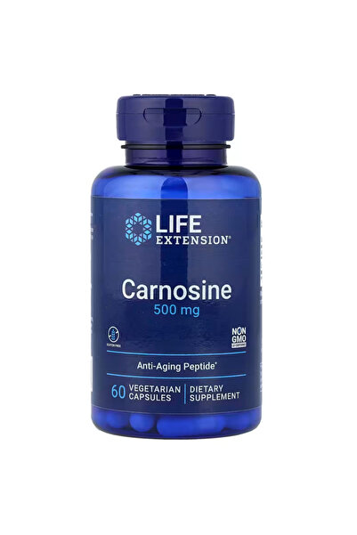 Life Extension Amino Acid Carnosine, 60 Capsules Supports Healthy Aging & Exe...