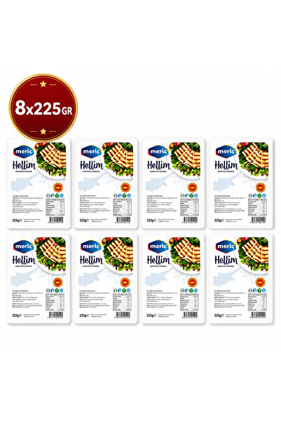 MERİÇ Hellim Peyniri Kıbrıs 225 G X 8 Adet