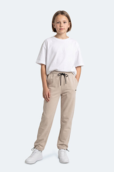 Slazenger PUNTO Детски унисекс бежови спортни панталони