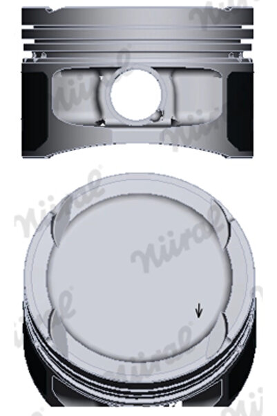 NÜRAL Piston 87-447800-00 Seat Cordoba/Ibiza 3 Skoda Fabia 1/Fabia 1 Praktik/...