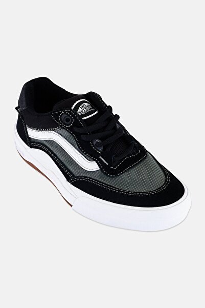 Vans Kids Boy Wayvee Lace Up Skateboarding Shoes, Black