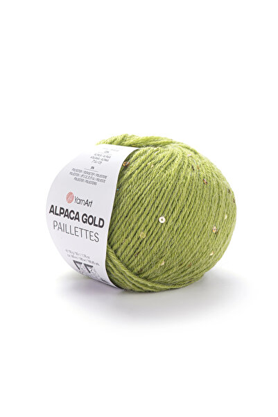 Yarnart Alpaca Gold Paillettes 50Gr 180Mt Hand Knitting Yarn