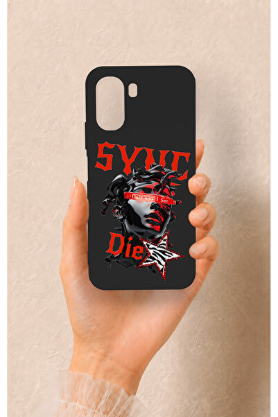Vip Case Oppo A6T Uyumlu Sync Die Desenli Silikon Kılıf