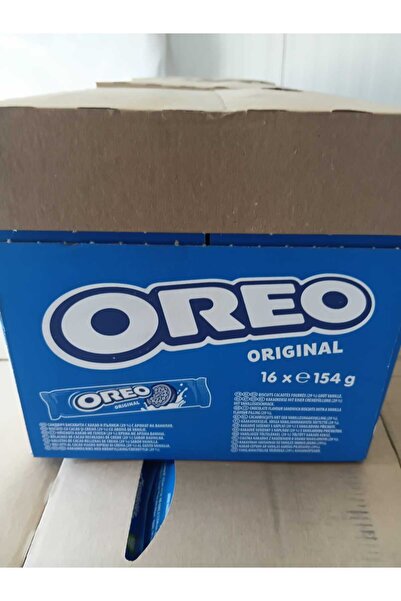 Oreo Αυθεντικά μπισκότα με κρέμα 154γρ κουτί με 16 τεμάχια