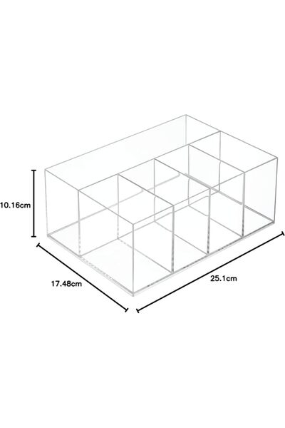 Interdesign iDesign 5 Compartment Plastic Bathroom Storage Organizer, The Cla...