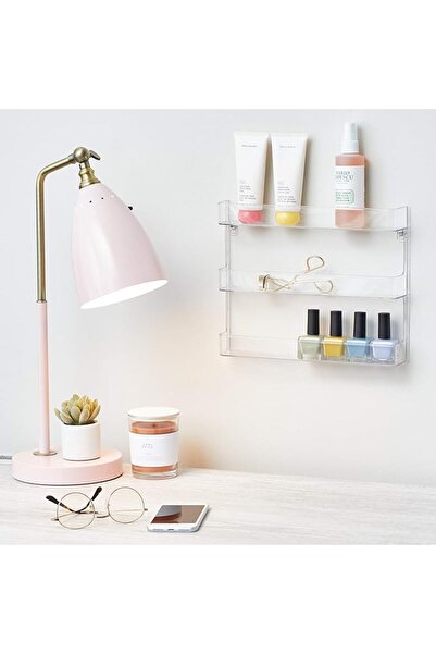Interdesign منظم طلاء الأظافر ومستحضرات التجميل المعلق من iDesign، مجموعة كلا...