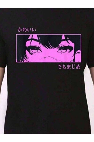 9JY تي شيرت Aesthetic Eyes Anime للجنسين