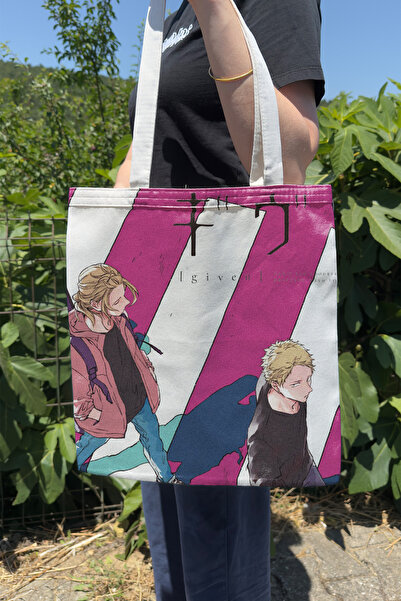 ZipZap Given V4 Summer Winter Double-Sided Canvas Print Tote Bag Anime Bag