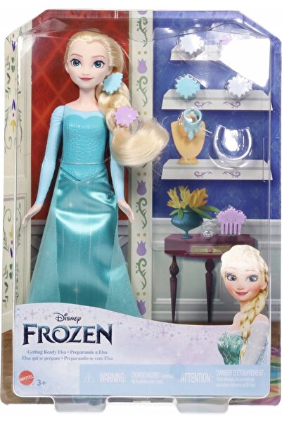 mattel Păpușă Elsa Prințesa de Gheață + accesorii de păr