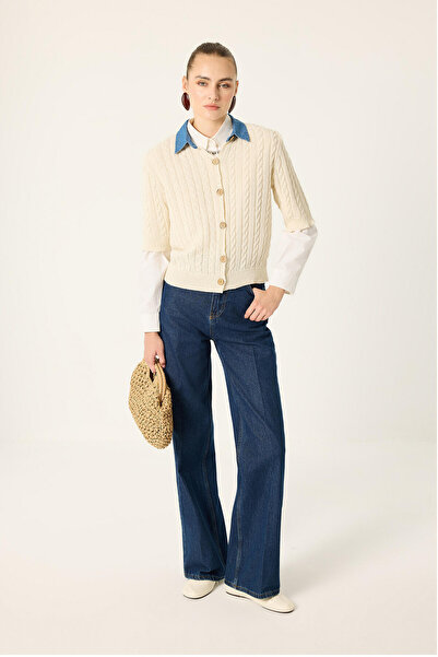 Touché Privé Shirt-Collar Knitwear Cardigan