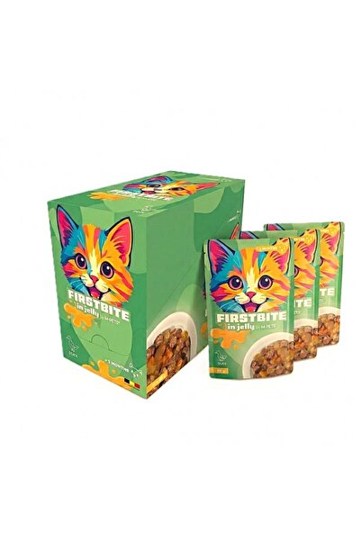 M-PETS FIRSTBITE Duck & Chicken in Jelly Wet Cat Food Pouches 12 x 85g – Prem...