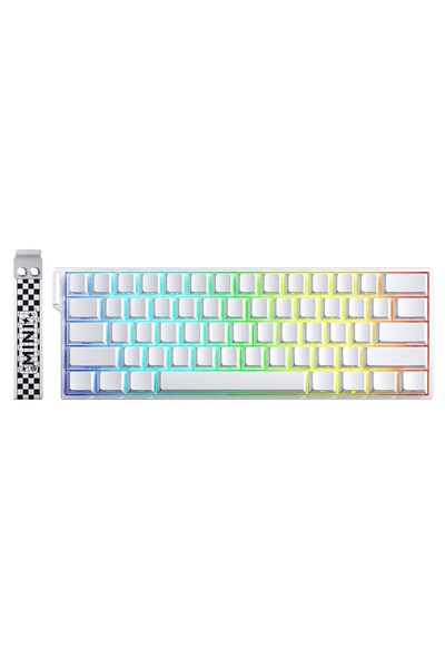 Aula Mini 60 He Pro Hall Effect Manyetik Klavye Rapid Trigger Mistcloud Switc...