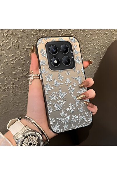 CASEVIBE Redmi Note 14 Pro 4G/5G Uyumlu Kelebek desenli şık telefon kılıfı, ç...