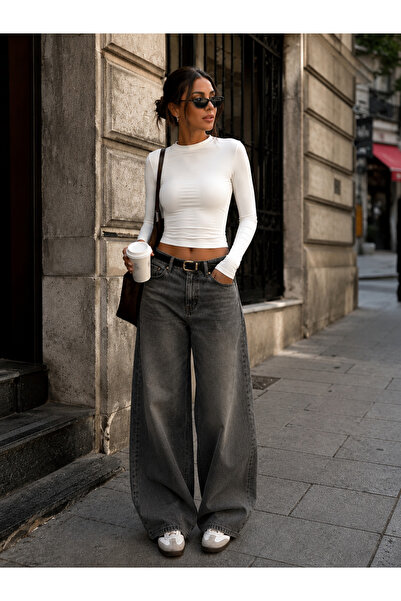get crazy collection Women's Back-Crossed Detail Bluz