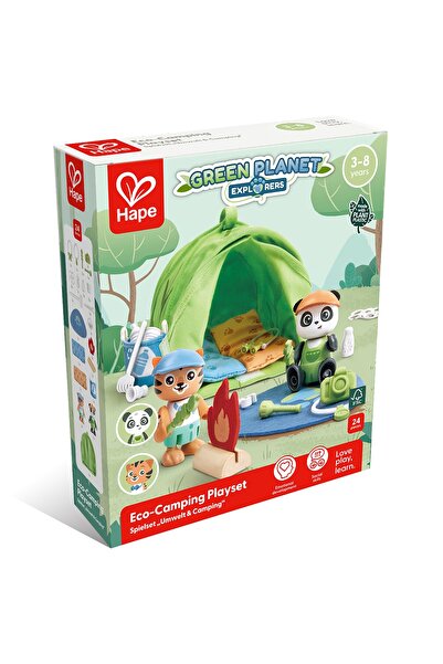 Hape Set de joaca, Hape, camping, 24 piese