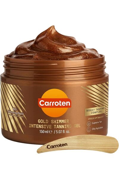 Carroten Gold Shimmer Tanning Gel SPF 0 - 150ml