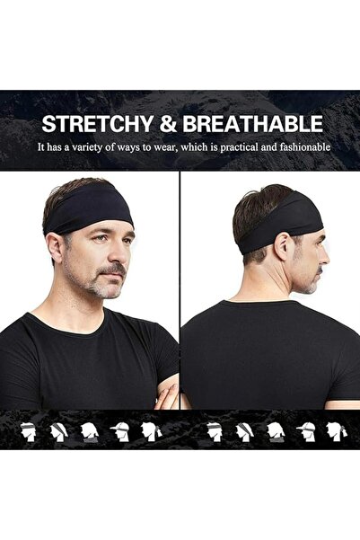T Tersely Headbands,T Tersely Yoga Sports Headband, Non-Slip & Lightweight Me...