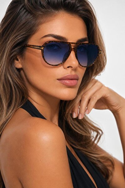 Nilu Moda Premium Leopar Desenli UV400 Güneş Gözlüğü – Lüks Tasarım, Üstün Ko...