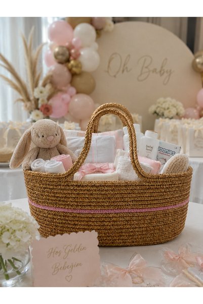 Epolaxs Baby Gift Basket Baby Girl Hospital Release Newborn Baby Gift Birth Gift Baby Shower Gift Box Welcome Baby