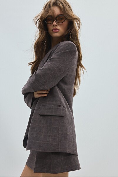 Stradivarius Asimetrik kesim blazer ceket