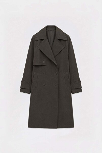 Antioch Dark Brown Relax Fit Men's Trench Coat